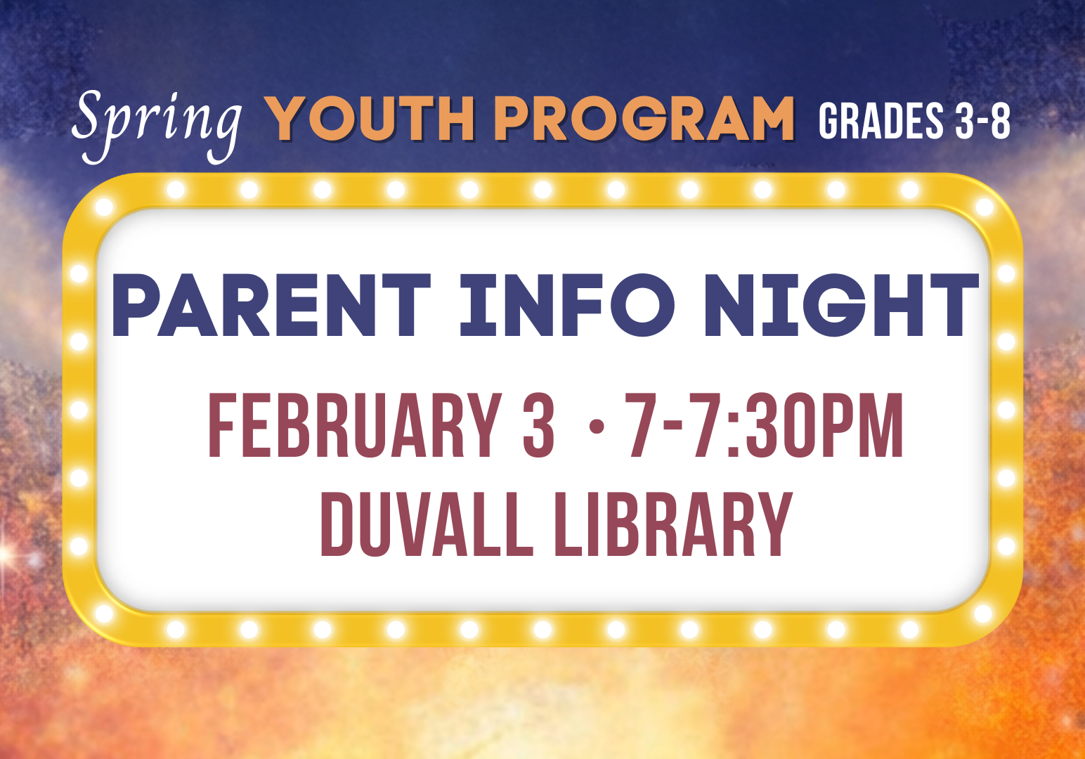 youth program event
